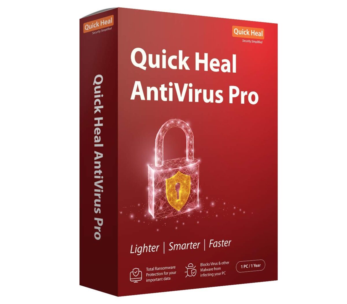 Quick Heal AntiVirus Pro- 1PC, 1 Year - Image 1
