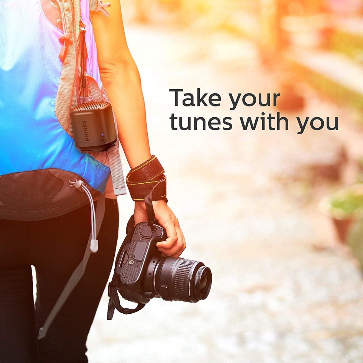 Philips Audio Portable Wireless Speaker (Black) - Image 4