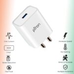 pTron Volta 12W Single USB Smart Charger with 2.4A Micro USB 1-Meter Cable,(White) - Image 3