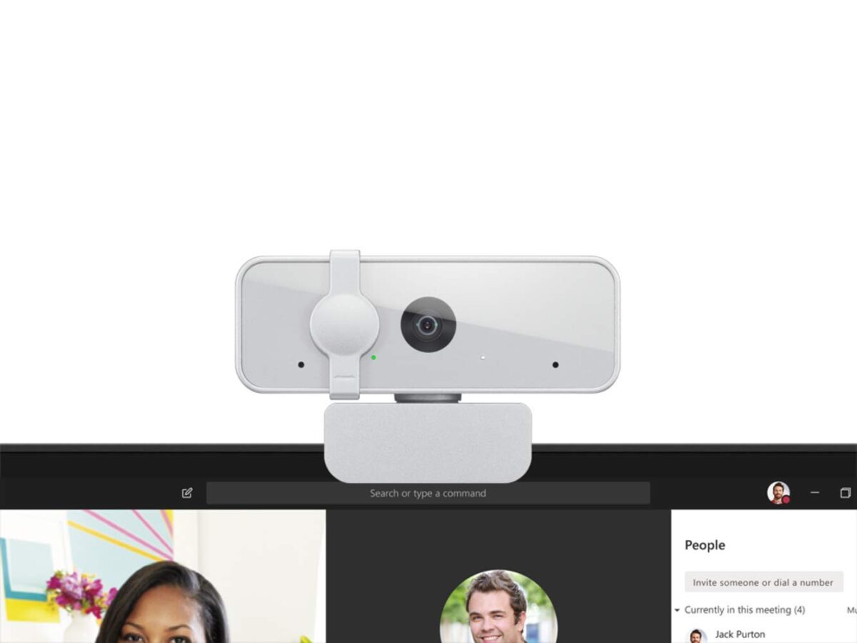 Lenovo™ 300 FHD Webcam with Full Stereo Dual Built-in mics - Image 2