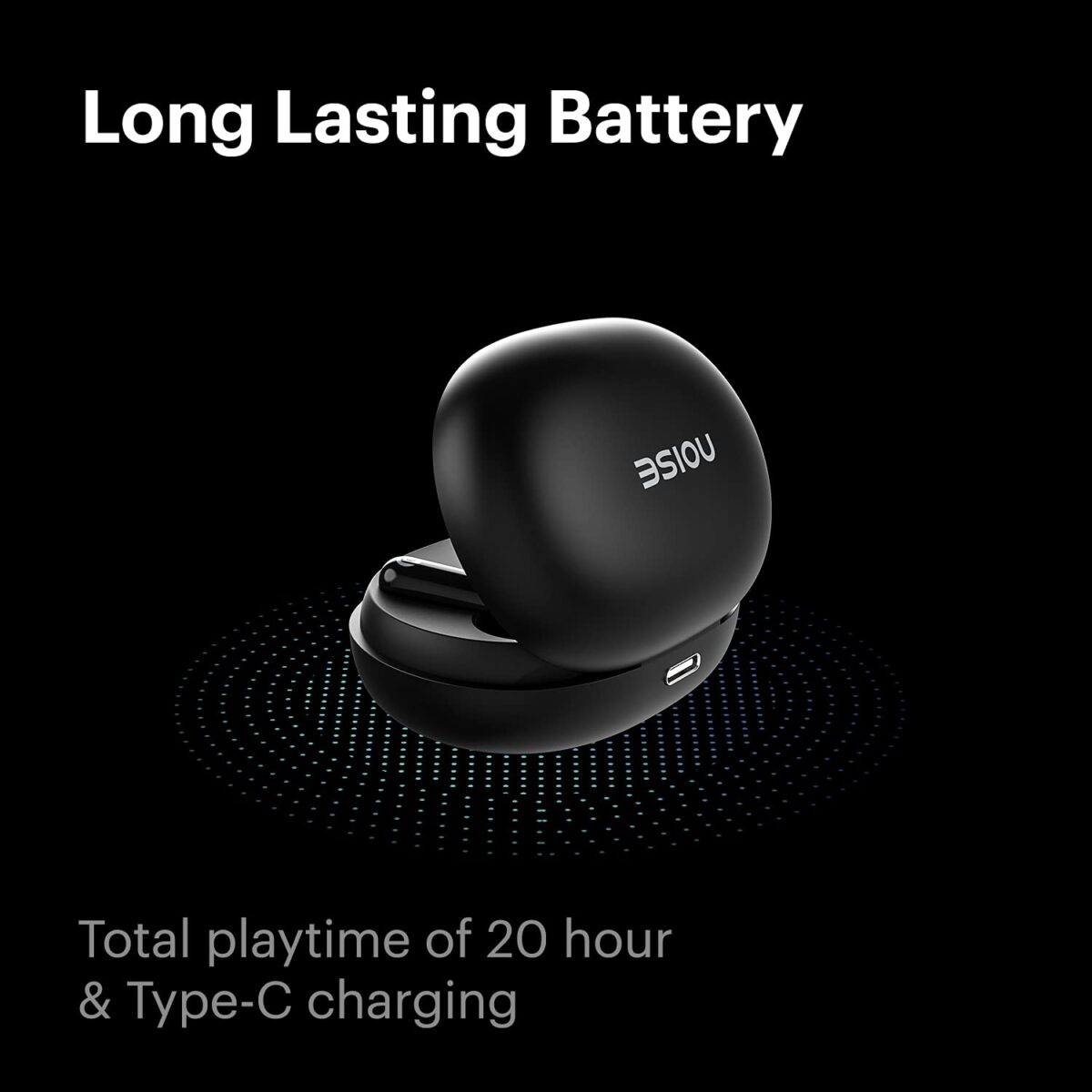 Noise Air Buds Truly Wireless Earbuds(Jet Black) - Image 2