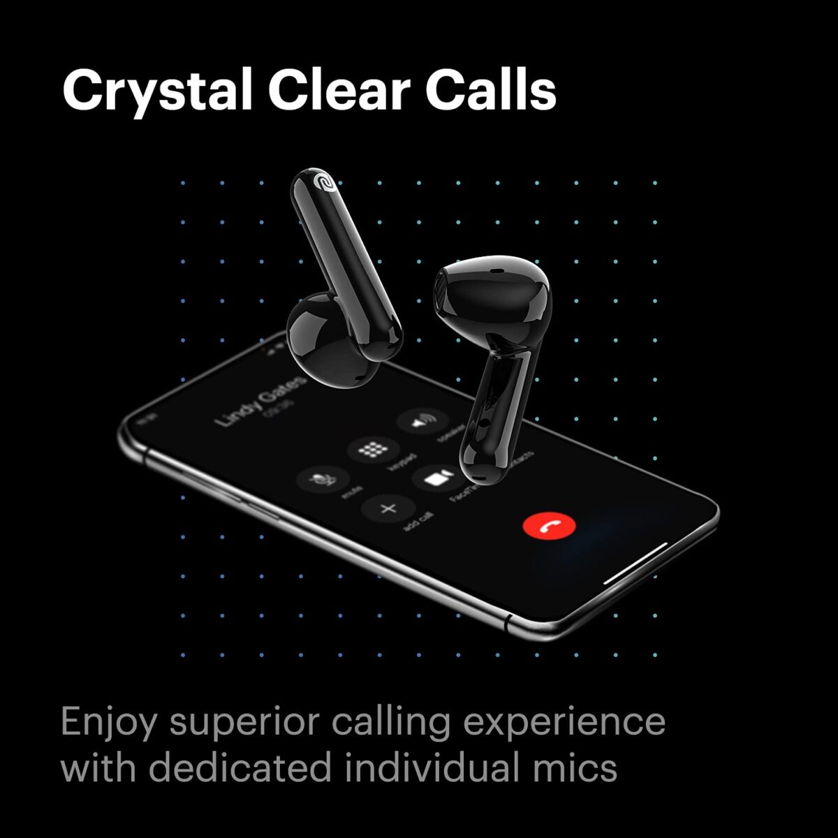 Noise Air Buds Truly Wireless Earbuds(Jet Black) - Image 3