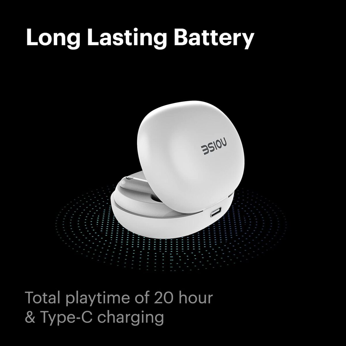 Noise Air Buds Truly Wireless Earbuds (ICY White) - Image 4