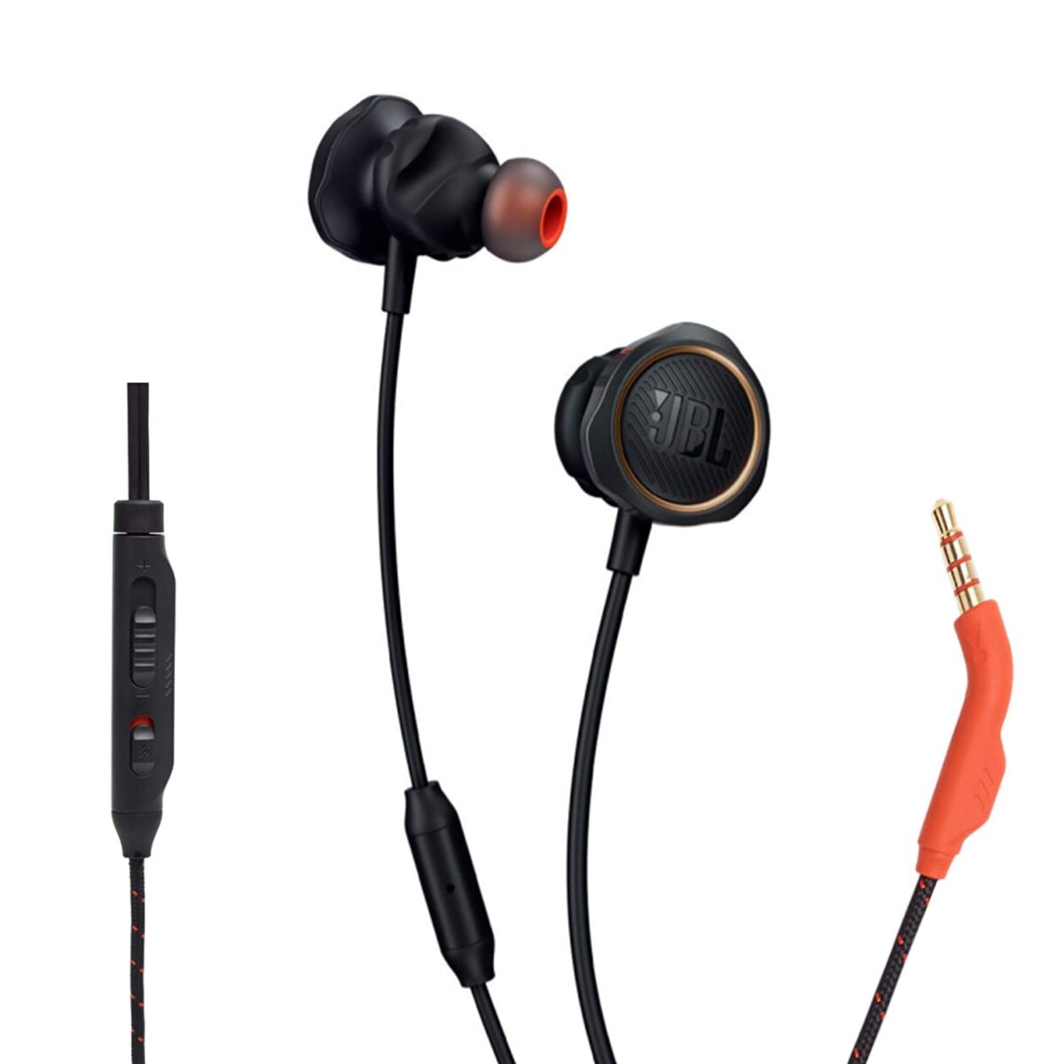 JBL Quantum 50 Wired in-Ear Gaming Headphone (Black) - Image 1