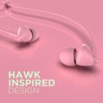 boAt Bassheads 100 Wired Earphones (Taffy Pink) - Image 5