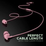 boAt Bassheads 100 Wired Earphones (Taffy Pink) - Image 2