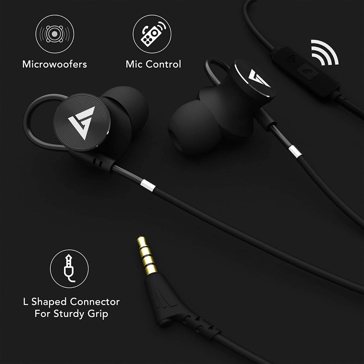 Boult Audio BassBuds Loop in-Ear Wired Earphones - Image 4