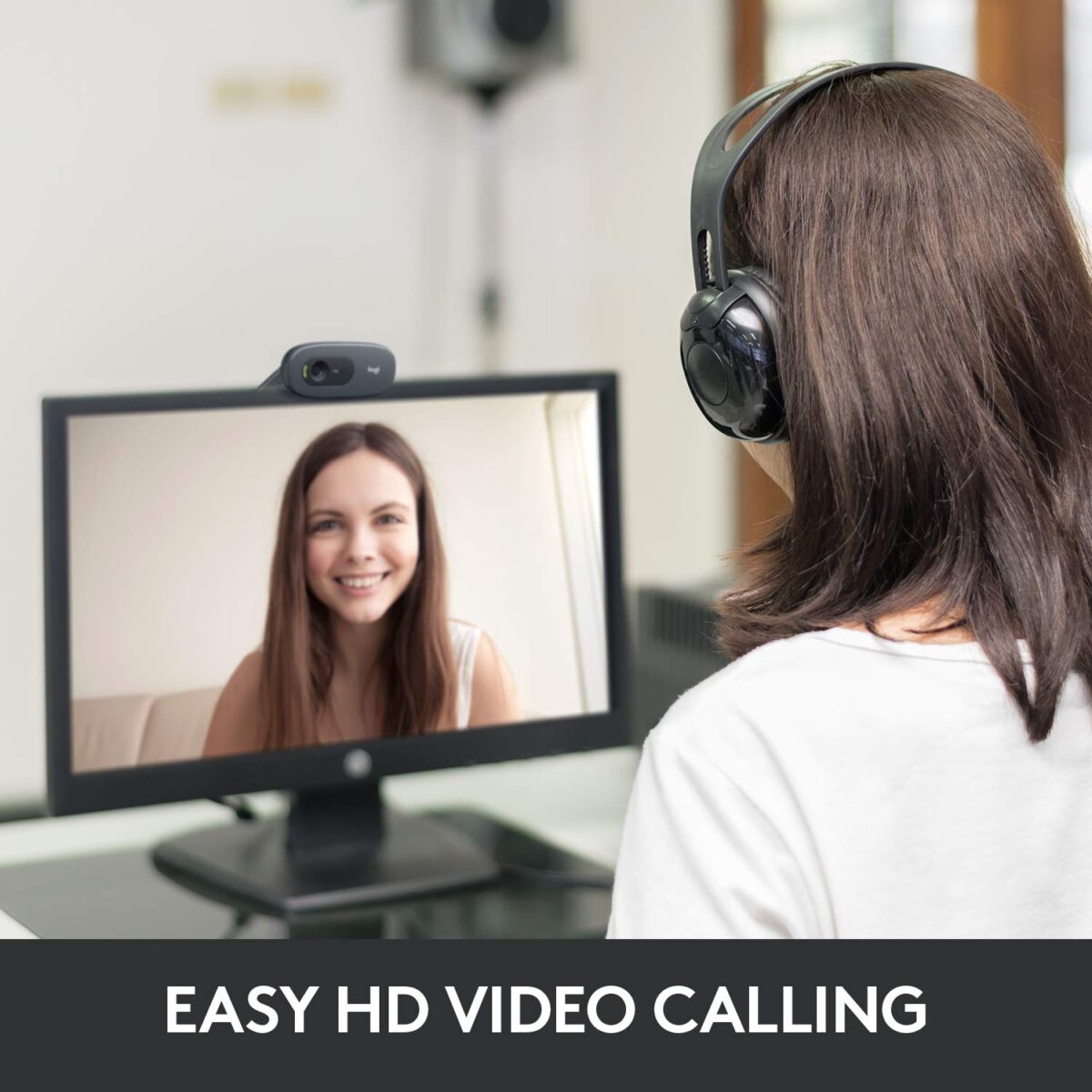 Logitech C270 HD Webcam (1.5 m cable) - Image 5