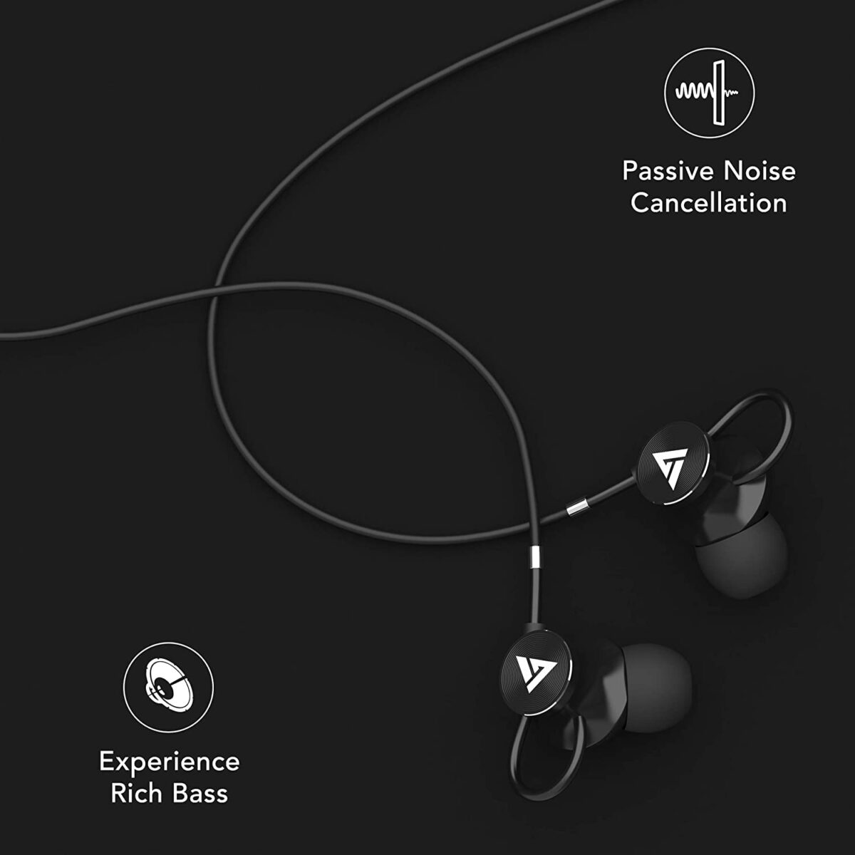 Boult Audio BassBuds Loop in-Ear Wired Earphones - Image 2