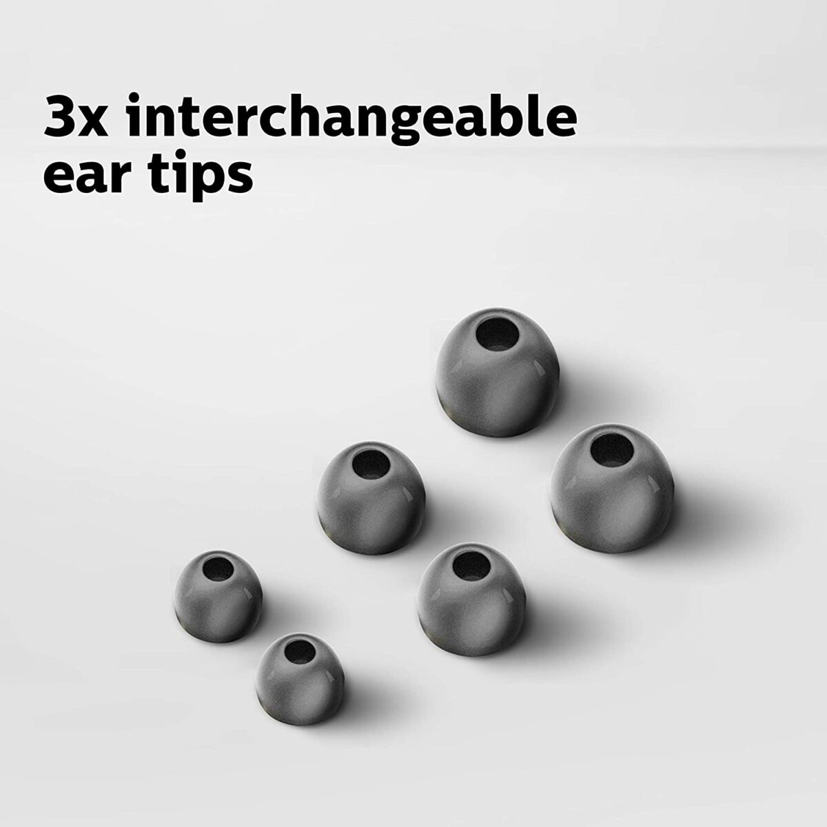 Philips Audio SHE1505 in-Ear Rich Bass Headphones (Black) - Image 3