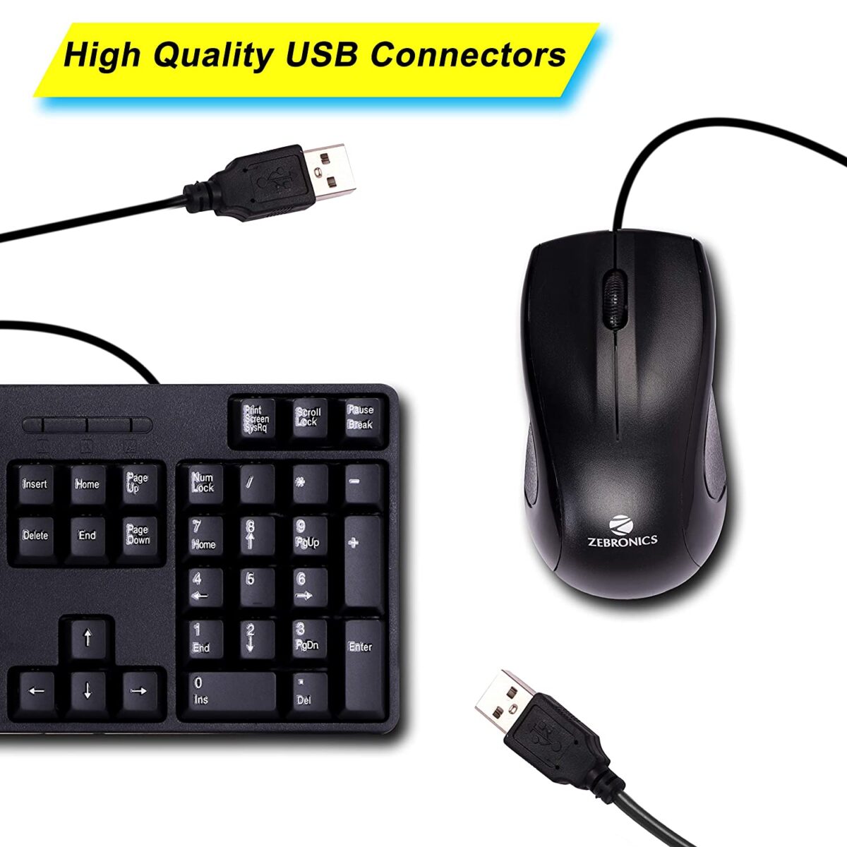 Zebronics Wired Keyboard and Mouse Combo - Image 5