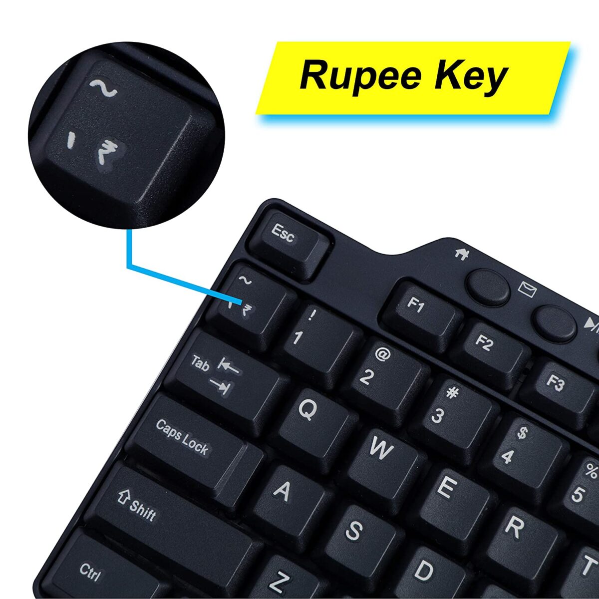 Zebronics ZEB-KM2100 Multimedia USB Keyboard - Image 3