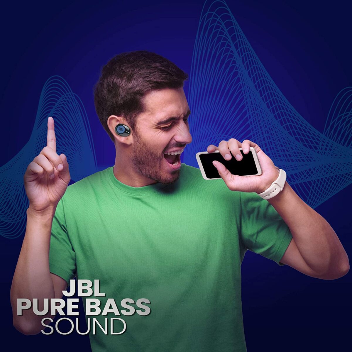JBL Tune 125TWS True Wireless in-Ear Headphones (Blue) - Image 5