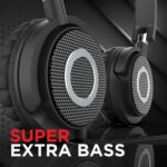 boAt Bassheads 900 On Ear Wired Headphones (Carbon Black) - Image 3