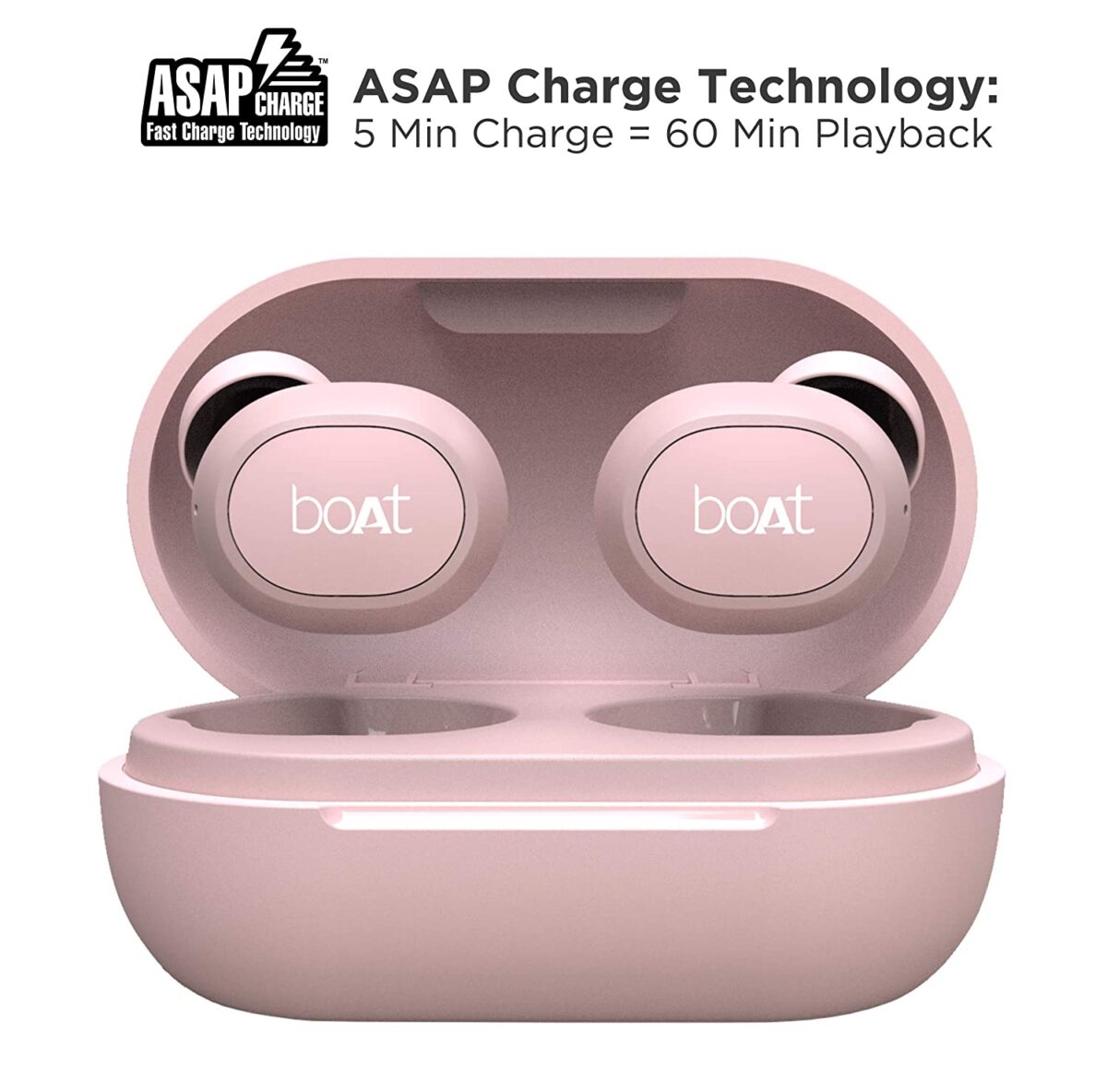 boAt Airdopes 171 Bluetooth Truly Wireless Earbuds with Mic(Rose Gold) - Image 3