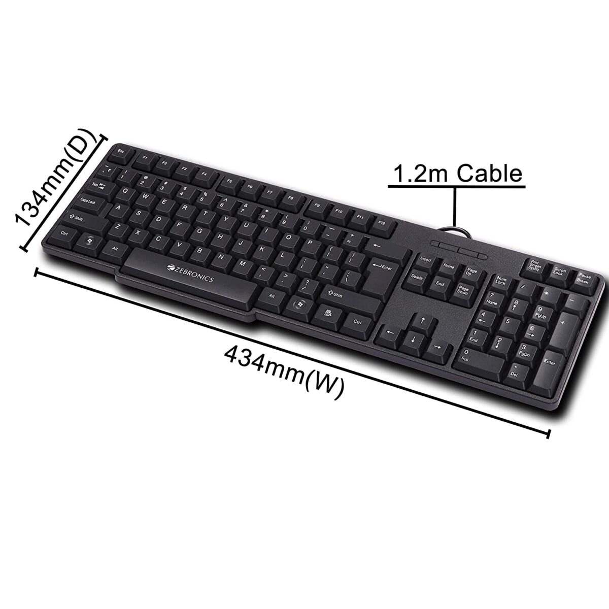 Zebronics Wired Keyboard and Mouse Combo - Image 3
