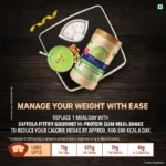 Saffola Fittify Hi Protein Slim Meal-Shake Pistachio Almond - Image 4