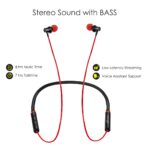 pTron Tangentbeat Bluetooth 5.0 Wireless Headphones (Black & Red) - Image 4