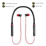 pTron Tangentbeat Bluetooth 5.0 Wireless Headphones (Black & Red) - Image 3