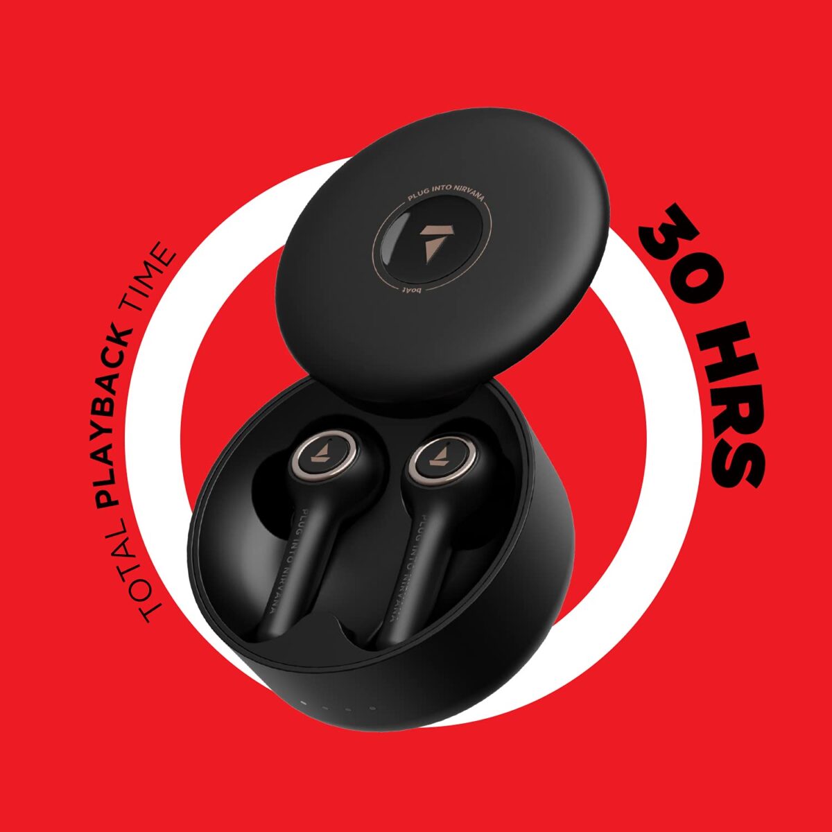 boAt Airdopes 511V2 Bluetooth Truly Wireless Earbuds with Mic(Black) - Image 5