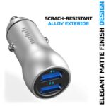 WeCool YOPIN Dual Port Quick Charging Smart Car Charger 3.0 (Grey) - Image 3