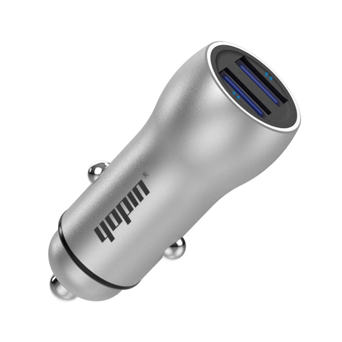 WeCool YOPIN Dual Port Quick Charging Smart Car Charger 3.0 (Grey) - Image 1