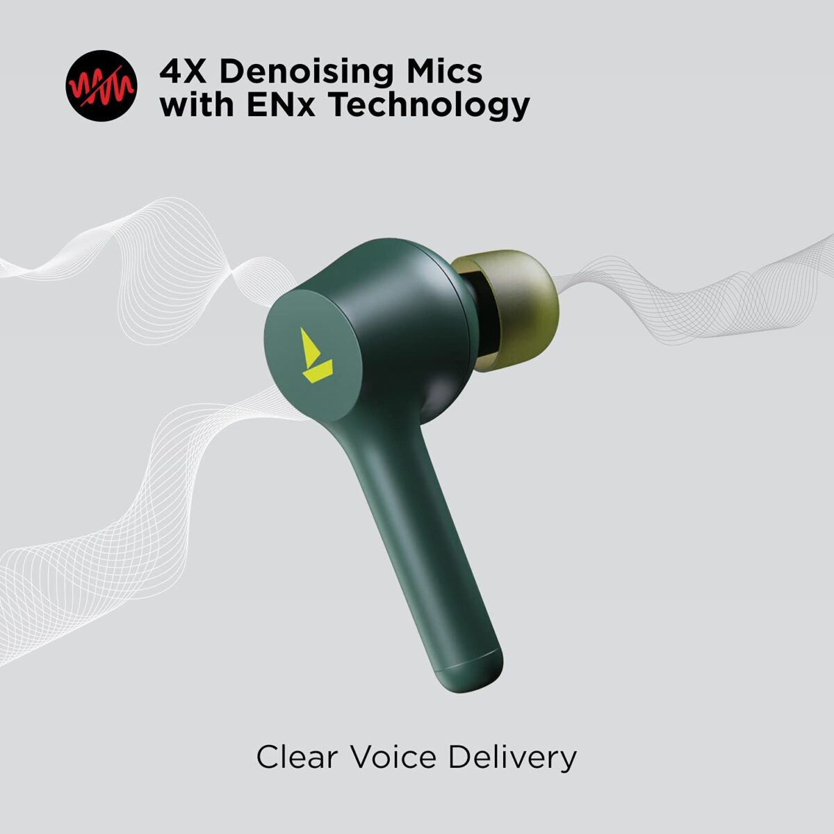 boAt Airdopes 281 Pro Bluetooth Truly Wireless Earbuds (Viper Green) - Image 2
