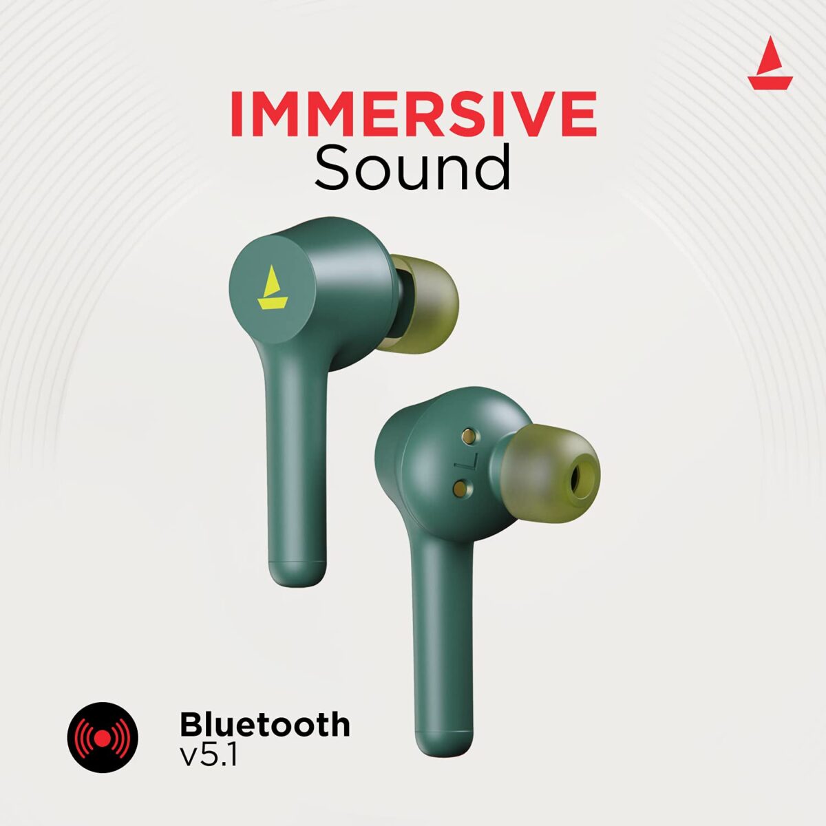 boAt Airdopes 281 Pro Bluetooth Truly Wireless Earbuds (Viper Green) - Image 3