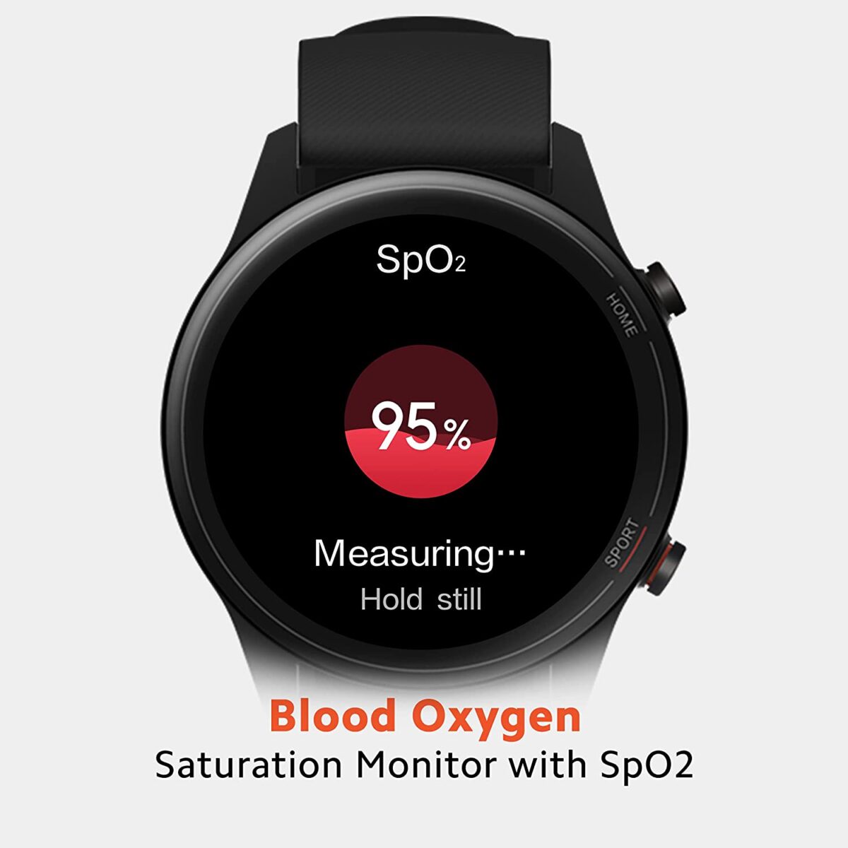 Mi Watch Revolve Active, SpO2 and Sleep Monitor (Black) - Image 3