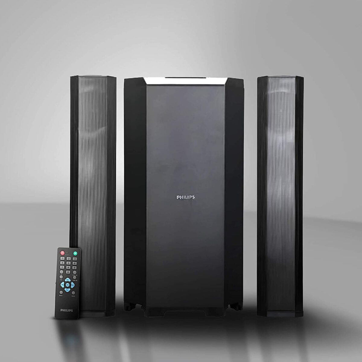 Philips MMS8085B/94 2.1 Channel Convertible Multimedia Speaker System, (Black) - Image 2