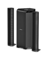 Philips MMS8085B/94 2.1 Channel Convertible Multimedia Speaker System, (Black)