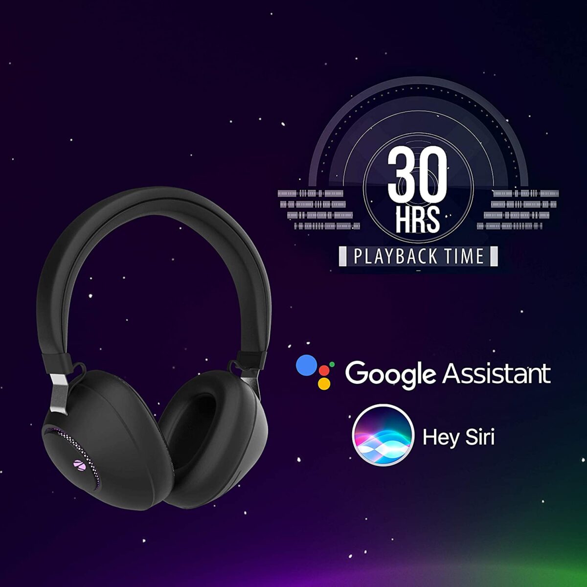 Zebronics Zeb-Duke Bluetooth Headphone (black) - Image 2