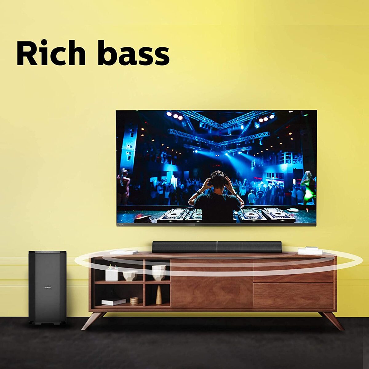 Philips MMS8085B/94 2.1 Channel Convertible Multimedia Speaker System, (Black) - Image 5