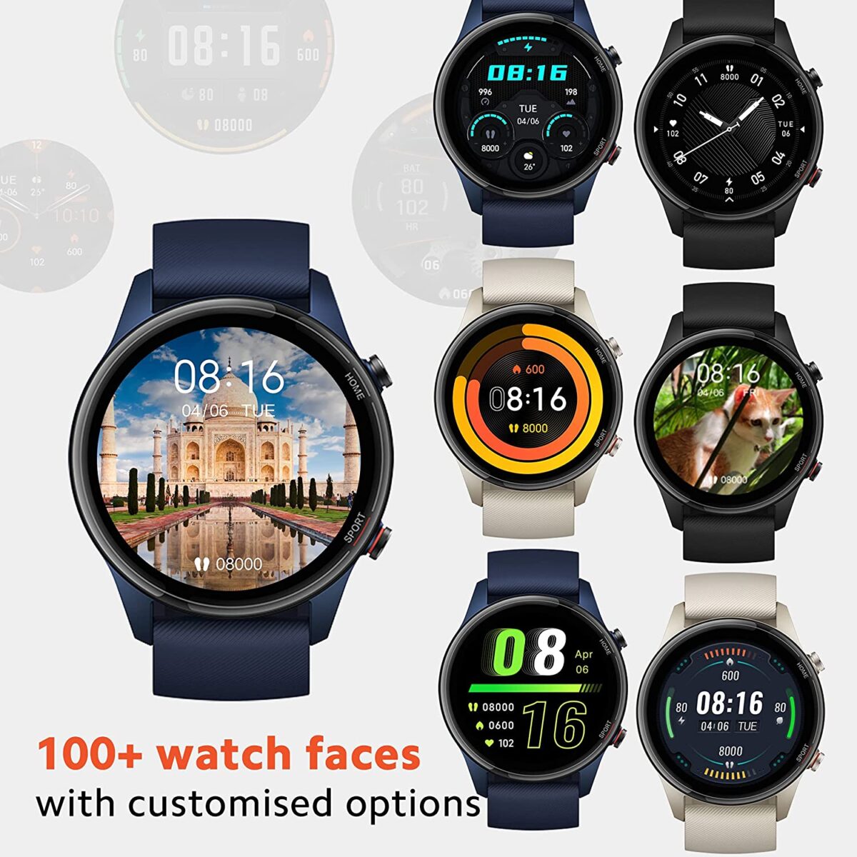 Mi Watch Revolve Active, SpO2 and Sleep Monitor (Beige) - Image 7