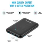 Ambrane 5000mAh Li-Polymer Power bank ( Black) - Image 4
