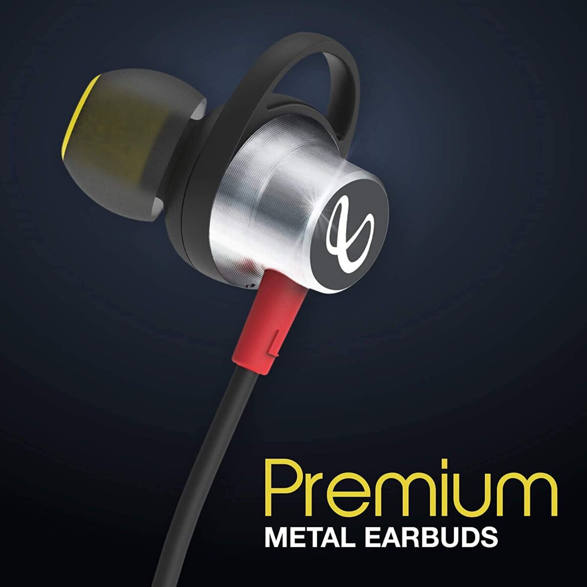 Infinity (JBL) Glide 120, in Ear Wireless Earphones (Black&Red) - Image 2