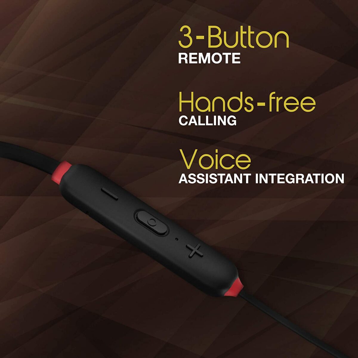 Infinity (JBL) Glide 120, in Ear Wireless Earphones (Black&Red) - Image 3