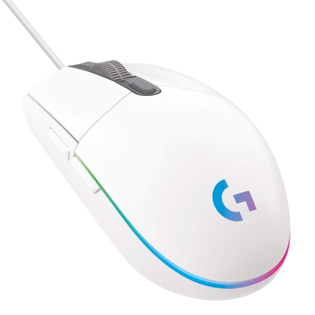 Logitech G102 Light Sync Gaming Mouse (White) - Image 1