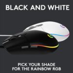 Logitech G102 Light Sync Gaming Mouse (White) - Image 3
