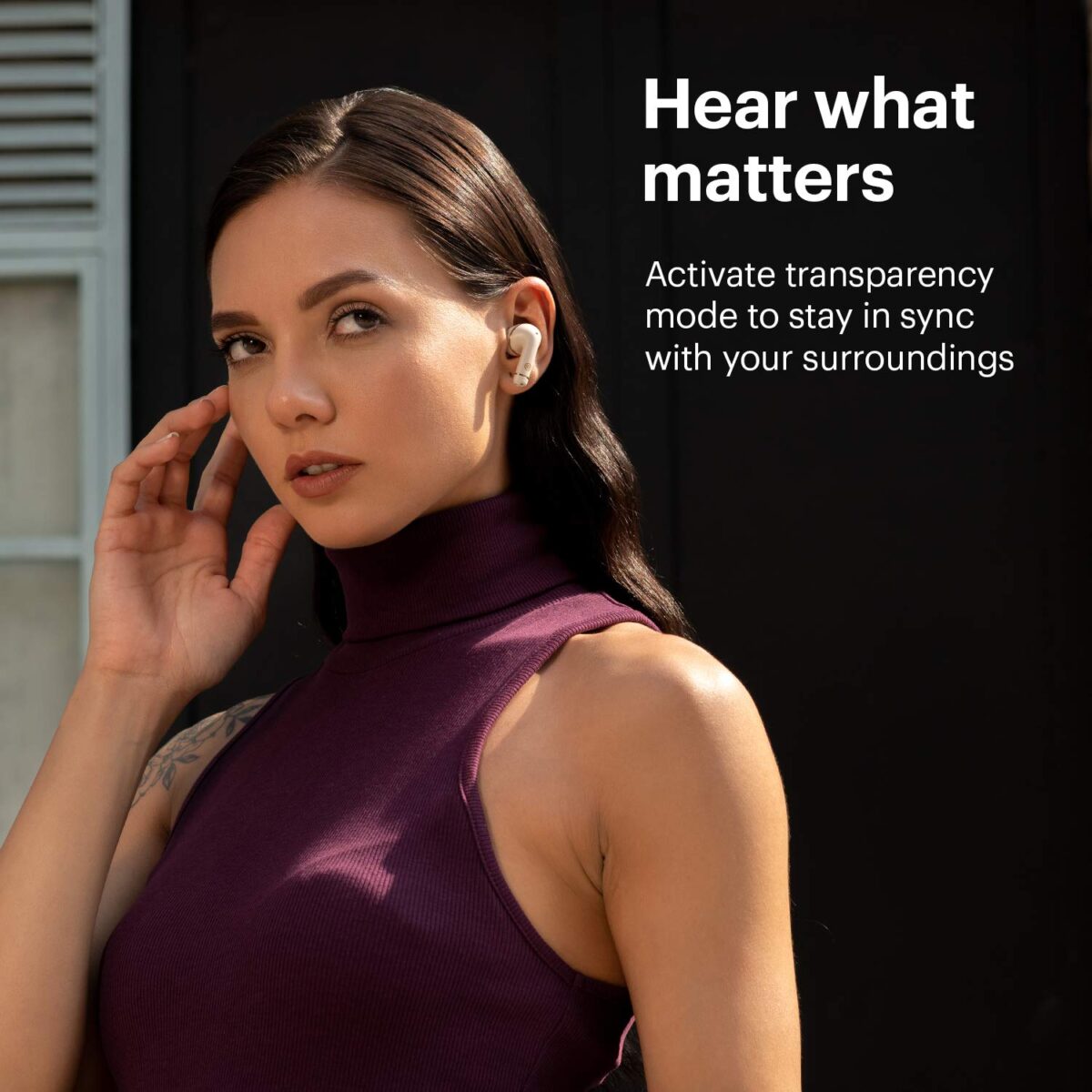 Noise Buds Solo ANC Truly Wireless Earphones (Charcoal Black) - Image 3