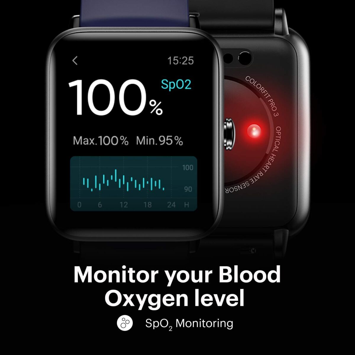 Noise ColorFit Pro 3 Fitness Smart Watch (Jet Blue) - Image 4