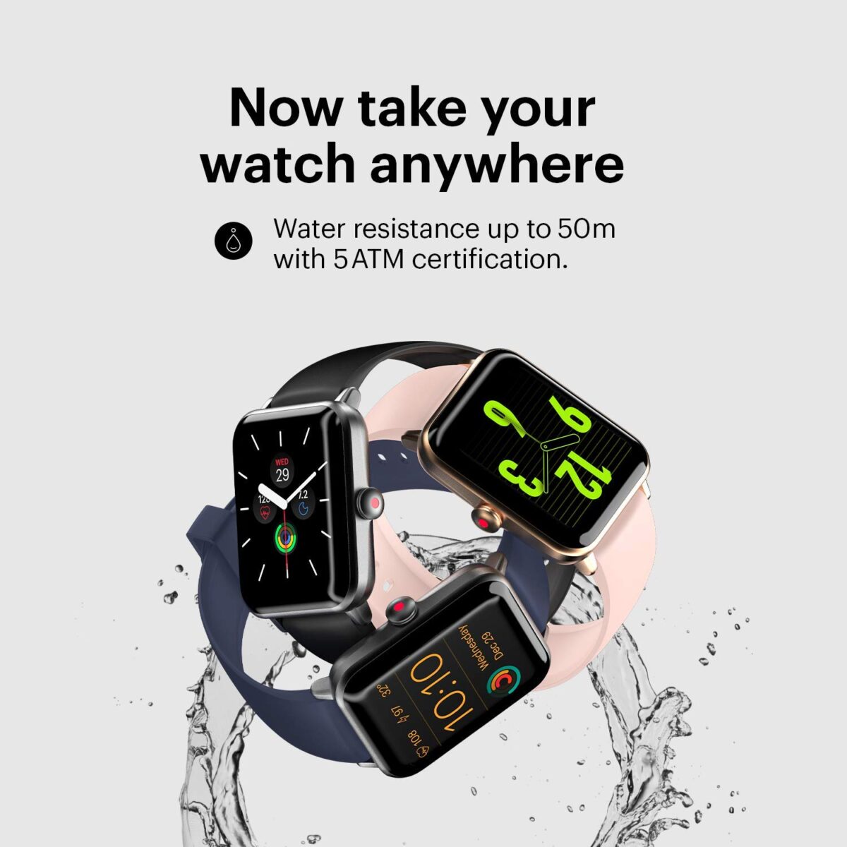 Noise ColorFit Pro 3 Fitness Smart Watch (Jet Blue) - Image 2
