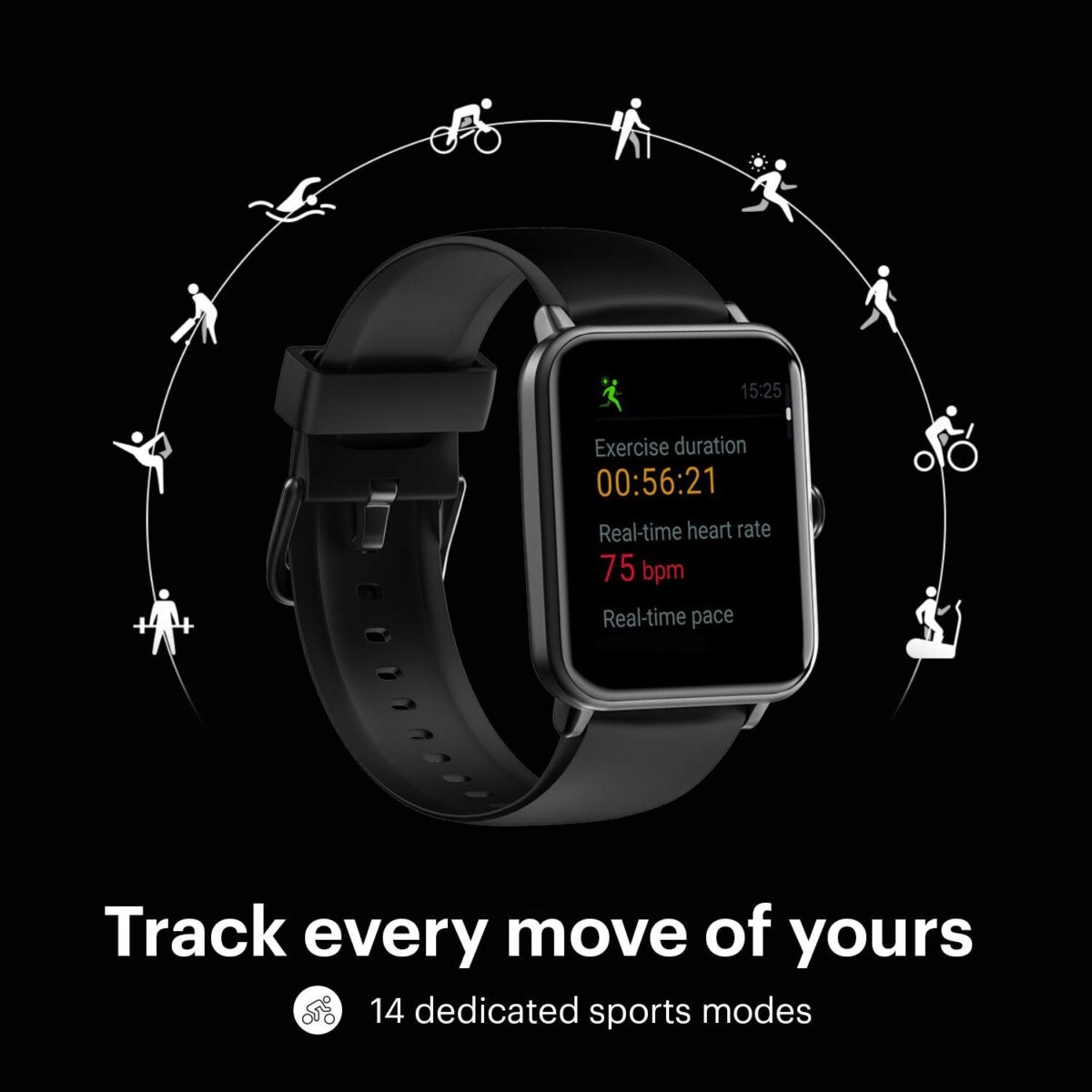 Noise ColorFit Pro 3 Fitness Smart Watch (Jet Blue) - Image 7