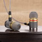 PTron Aristo in-Ear Wired Headphones with Mic (Gold) - Image 3