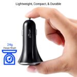 PTron Bullet 3.1A Fast Charging Car Charger  (Black) - Image 2