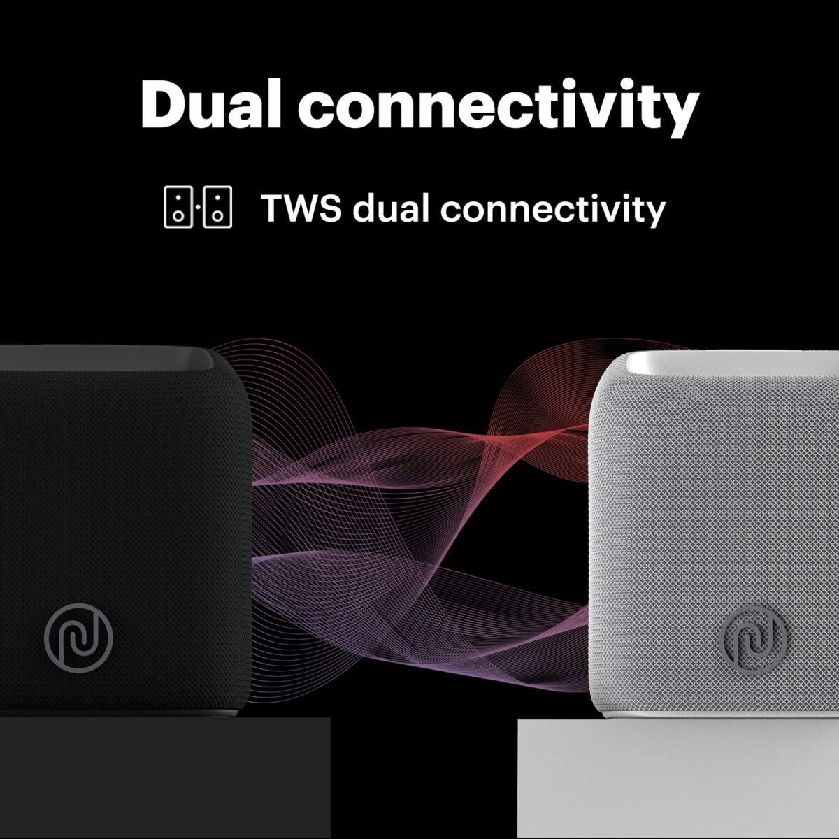 Noise Vibe 5W Wireless Bluetooth Speaker - (Rose Beige) - Image 4
