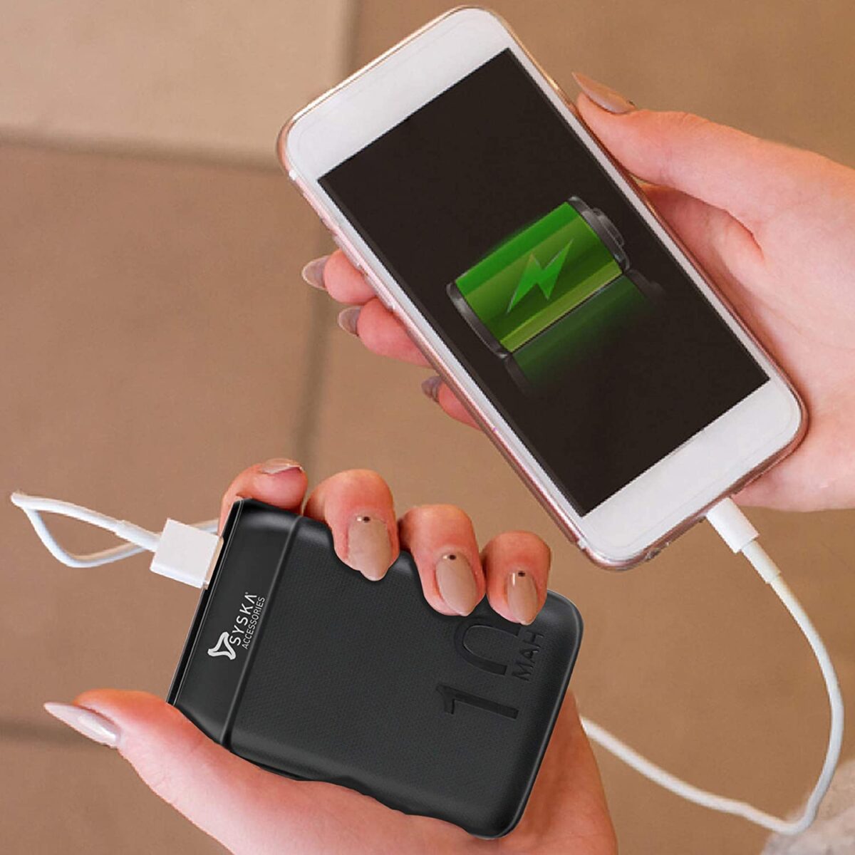 Syska 10000 mAh Li-Polymer P1016B Power Bank - Image 5