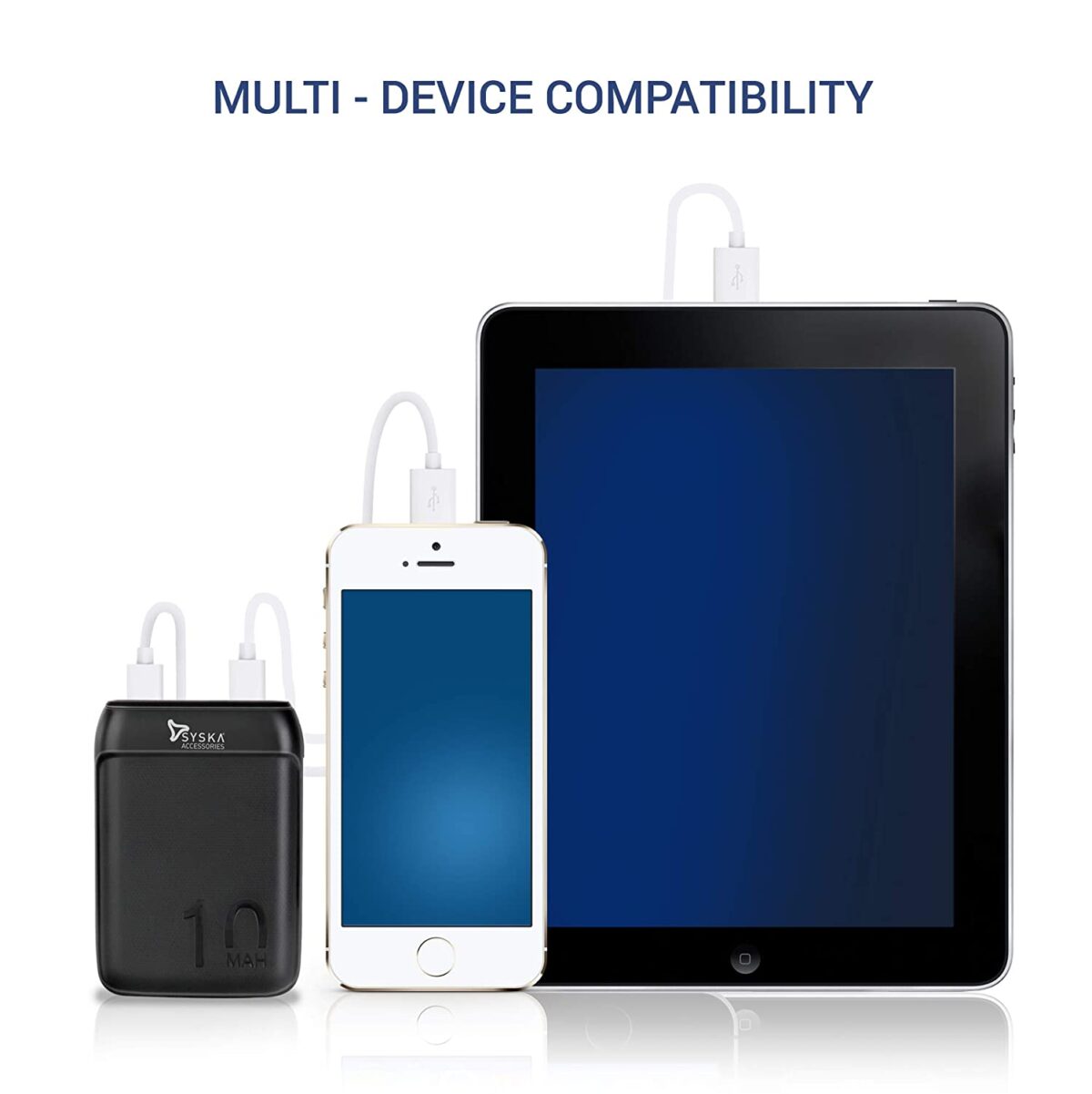 Syska 10000 mAh Li-Polymer P1016B Power Bank - Image 4