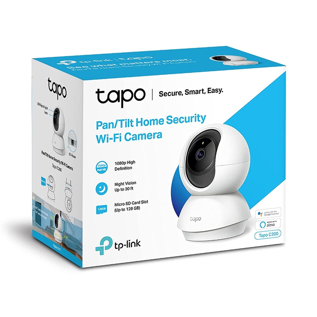 TP-Link Tapo 360 Full HD Pan/Tilt Home Security Wi-Fi Smart Camera - Image 6