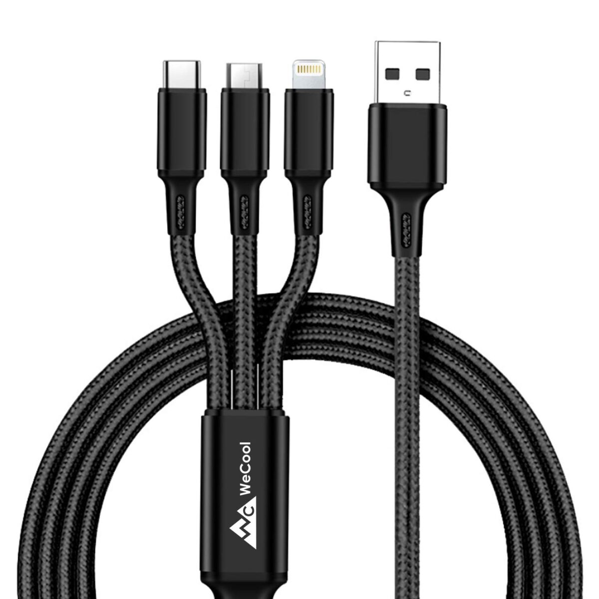 WeCool Nylon Braided Multifunction Fast Charging Cable - Image 1